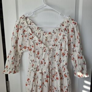 Doen Ischia Dress In Poppy Fields Size Small